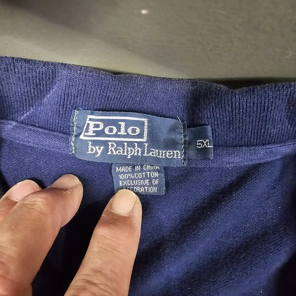 Vintage Polo Ralph Lauren Shirt 5XL Big Pony 4 Golf Preppy Casual Essential